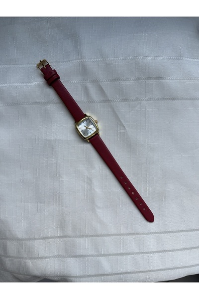 QUARTZ Retro Minimal Vintage Deri Kordon Kadın Kol Saati