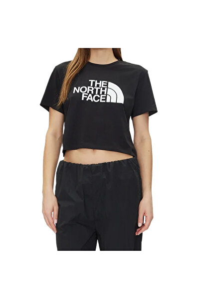 THE NORTH FACE Γυναικείο μπλουζάκι W SS EASY RELAXED CROPP, μαύρο