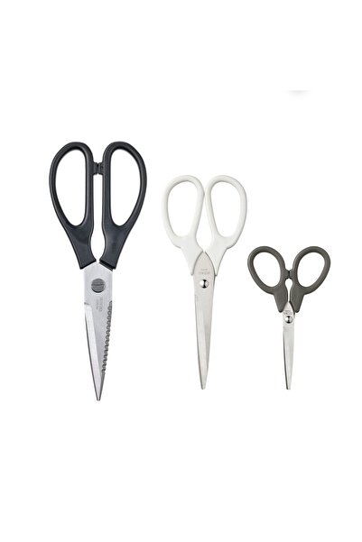 IKEA 3 Adet Mutfak Makası Seti 3'lü Set Makas Tavuk Balık Temizleme Sebze Makası