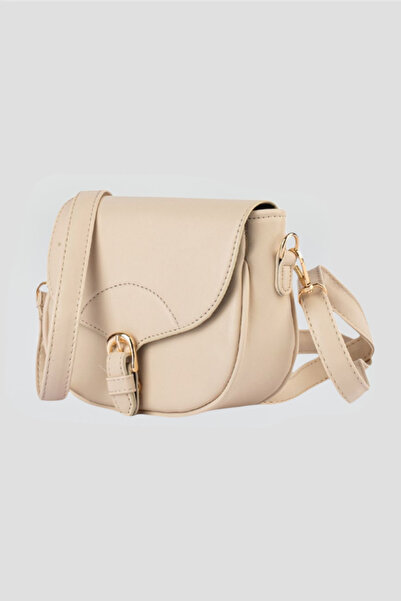Catwins Women's Cream Mini Crossbody Shoulder Bag 3011