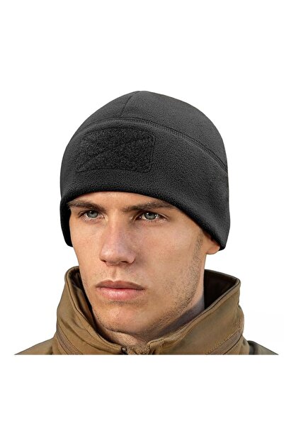 Hipolar Caciula Tactica Polar de Iarna, Marime XXL, Albastru Inchis, cu Velcro ,