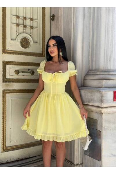 Butik Kobe Krep elbise