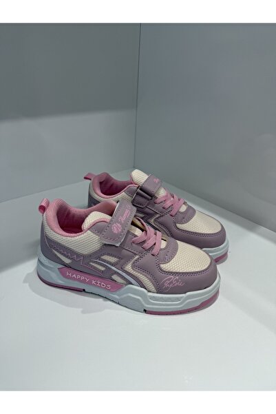 Kız Çocuk Cırtlı Günlük Spor Ayakkabı Sneaker