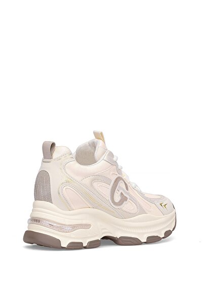 Guja 25K450 Dámské klasické tenisky z pravé kůže béžové barvy