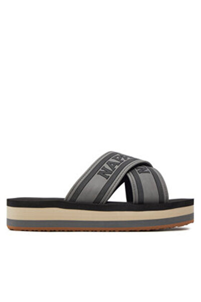 Napapijri Παντόφλες Μαύρες Ενήλικες