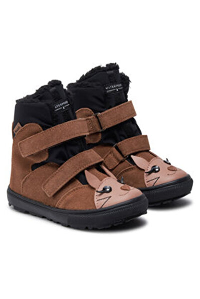 Mrugala μπότες χιονιού για κορίτσια MALI 7251/4-34 καφέ