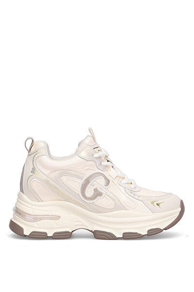 Guja 25K450 Dámské klasické tenisky z pravé kůže béžové barvy