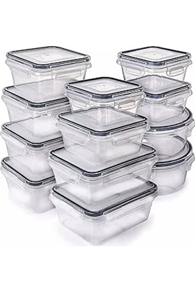 Generic ATLANTUS Airtight Meal Prep Container Set with Locking Lids, 12pcs Re-usable Plastic Food Storage Co
