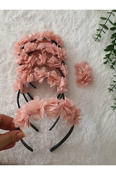 Fiyonks Atölye Set coroană și brățară pentru domnișoară de onoare cu henna, h...