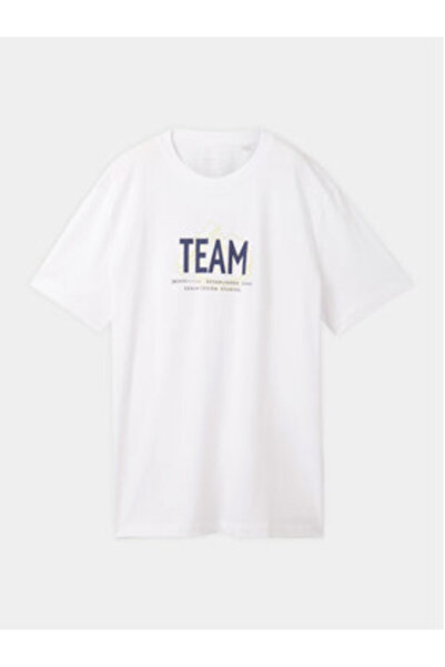 Tom Tailor Denim Ανδρικό T-Shirt 1040838 Λευκό