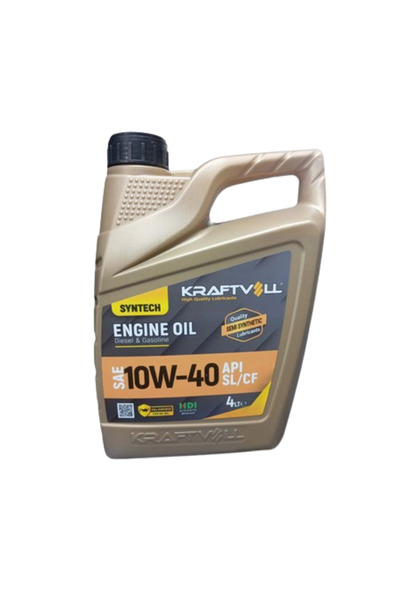 Kraftvoll Motor yaği ecotech 10w-40 api sl/cf sentetik 4 lt