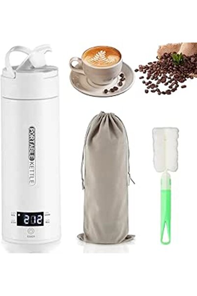 Generic Necomi Portable Electric Kettle for Travel, 500ML Water Boiler Tea Kettle with 4 Variable Presets, 3