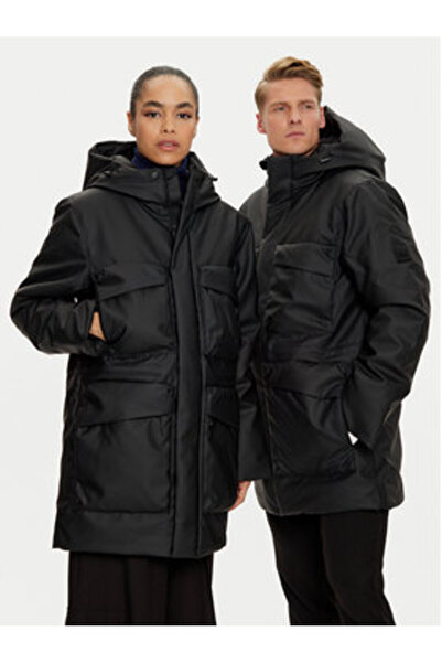 Rains Unisex Χειμερινό Μπουφάν 15930 Μαύρο