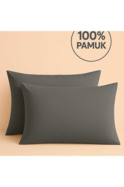 Loova Jastučnica 2 komada Jednobojno 100% pamuk pamuk sa patentnim zatvaračem...