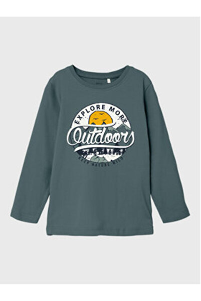 Name it Μπλούζα για αγόρια 13206639 Πράσινη