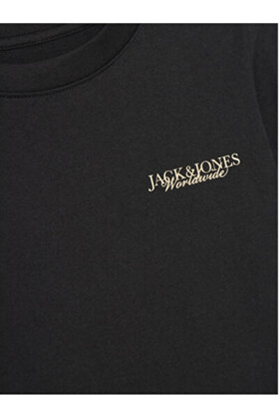Jack & Jones Τζακ Τζόουνς Τζούνιορ Αγόρι Μπλουζάκι 12274897 Μαύρο