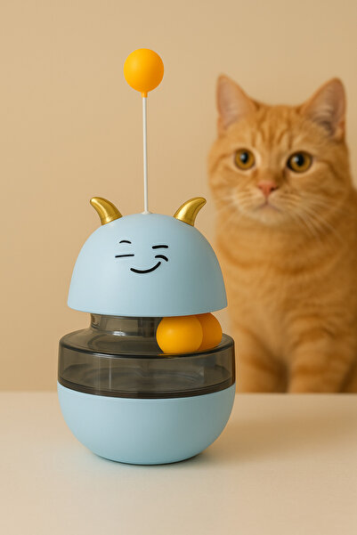 Silvanature لعبة قطة حجياتماز مع وعاء طعام