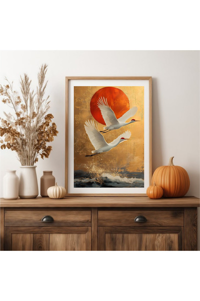 Tuba Decor Tablo dintr-o singură bucată cu rame din lemn pentru sufragerie, s...