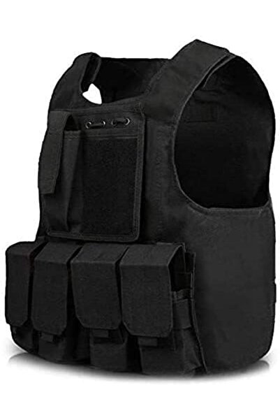 Generic طقم سترة تكتيكية للأطفال، صدرية هجوم قتالية مموهة من الغابة، مناسبة للجيش/الجيش/الشرطة، قابلة للتعديل