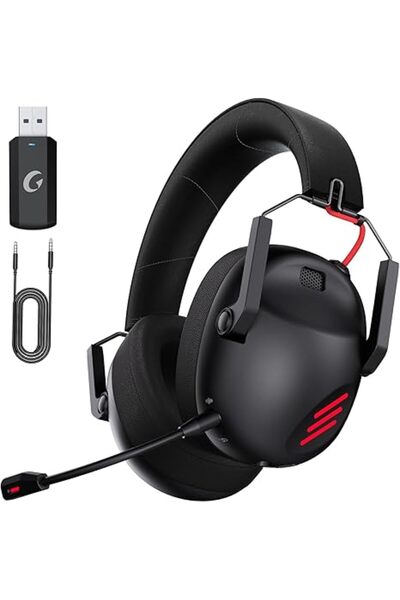 Generic Wireless Gaming Headset for PC, PS5, PS4, for Mac, Gaming Headphones with Microphone, Bluetooth 5.3