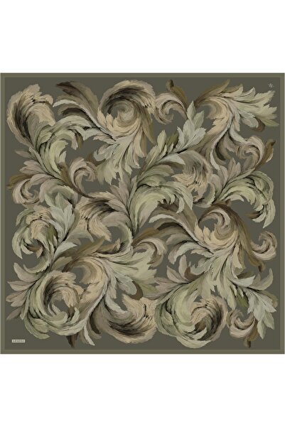 Armine Μεταξωτό κασκόλ Sura IST 9423 - 86 Πράσινο σχέδιο μπατίκ