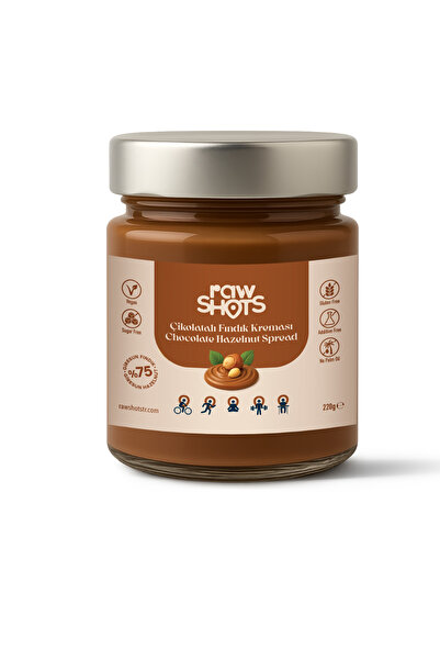 Raw Shots Çikolatalı Fındık Kreması 220 gr