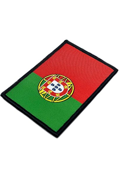 Generic رقعة علم البرتغال للملابس – رقعة مطرزة لاصقة بألوان العلم البرتغالي الرسمية