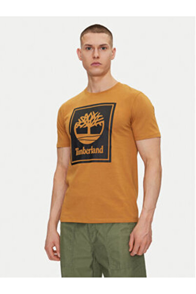Timberland Ανδρικό T-Shirt TB0A5WQQP571 Μπεζ