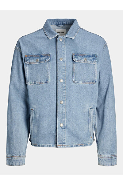 Jack & Jones Ανδρικό τζιν μπουφάν Jack Jones 12250086 Μπλε