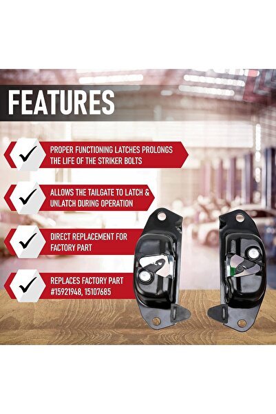 genric Tailgate Striker Latch Assembly for Chevrolet, GMC, Cadillac Trucks