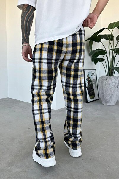 HAFKA Yellow Striped Unisex Relaxed Pajamas