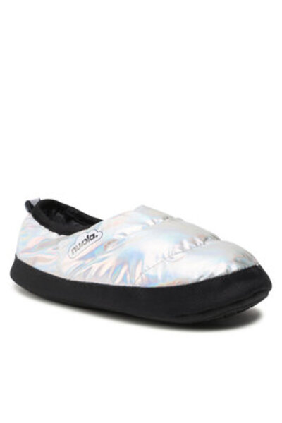 Nuvola Παιδικές παντόφλες Unisex UNCLMETL705 ασημί