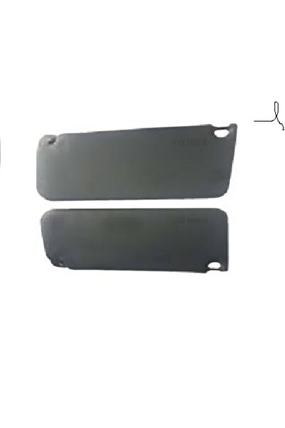 Akar طقم واقي شمس كانجو موديل قديم يمين ويسار رمادي داكن 2002-2006