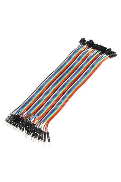 J.Wargas أسلاك توصيل من ذكر إلى أنثى بطول 20 سم، 40 قطعة