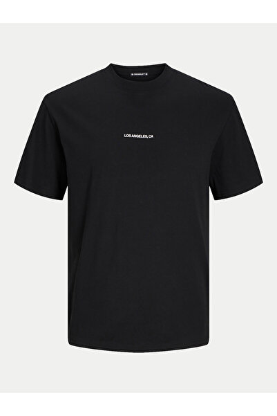 Jack & Jones Τζακ Τζόουνς Τζούνιορ Αγόρι Μπλουζάκι 12257134 Μαύρο