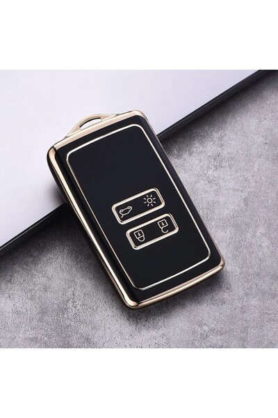 OEM Carcasă cheie neagră Renault Koleos Captur Megane Clio Kadjar Scenic Tali...