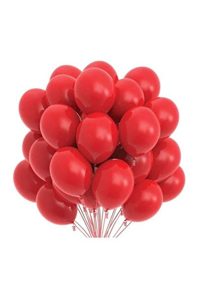 Rainbow Set 100 baloane roșii, 28 cm