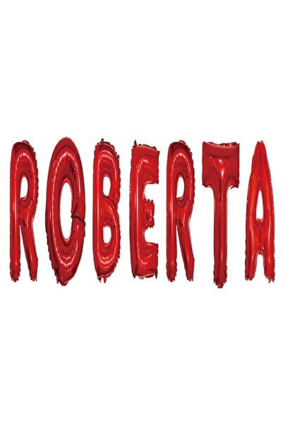 OEM Set Baloane Litere Nume Roberta, Rosu, 40Cm