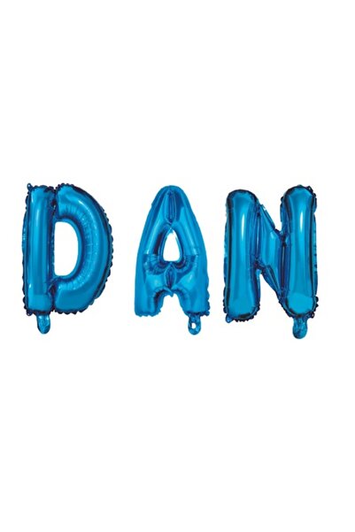 OEM Σετ μπαλονιών «Name Dan», μπλε, 40 cm