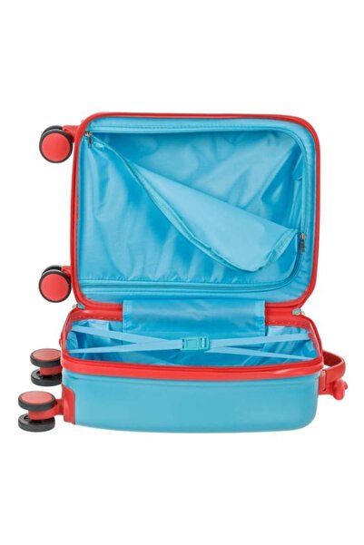 OEM Valiză tip cărucior pentru copii, model dinozaur, 22L, 30x21x50 cm, multicoloră