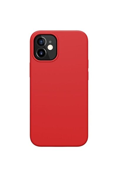 OEM Силиконов калъф, съвместим с Apple iPhone 12 Pro Max, червен