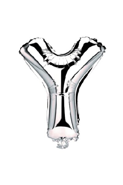 OEM Balon Litera Y, Argintiu, 40cm