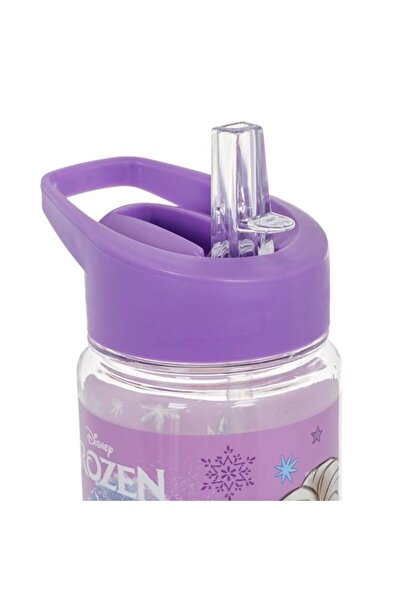 Frozen "Believe in Yourself" 650ml Flip-top Water Bottle for Kids, Purple