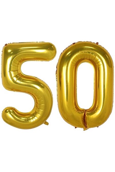 OEM Set 2 baloane folie, ESB, aurii, aniversare 50 de ani, 105 cm