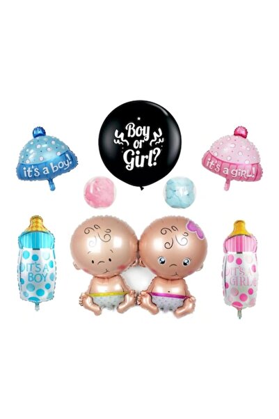 OEM Set baloane pentru dezvăluirea sexului, fetiță sau băiat, 90 cm