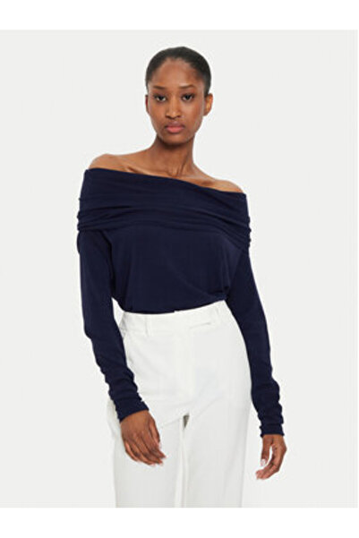 Kontatto Γυναικείο Πουλόβερ contactatto AI2025 Μπλε Σκούρο Μπλε