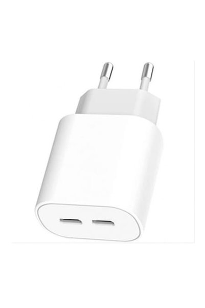 FONIX Încărcător rapid, ElectroCharge Snap, 2xUSB-C, PD, 35W, 3A, Alb