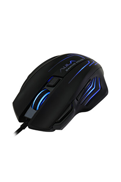 Aula Ola Professional Wired Gaming Mouse S18, 6400 DPI - Black