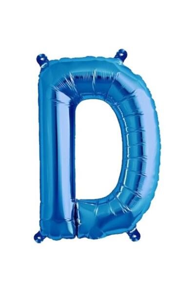 OEM Foil Balloon Letter D, ESB, 40 cm, Blue