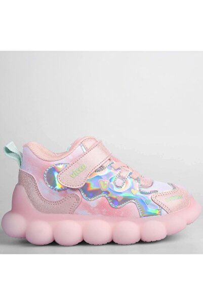 Vicco Sonya Orthopedic Sole Lighted Children's Boots Pudra